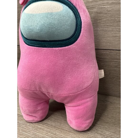 Toikido Among Us Pink with Flower Stuffed Plush 12" - Picture 4 of 10